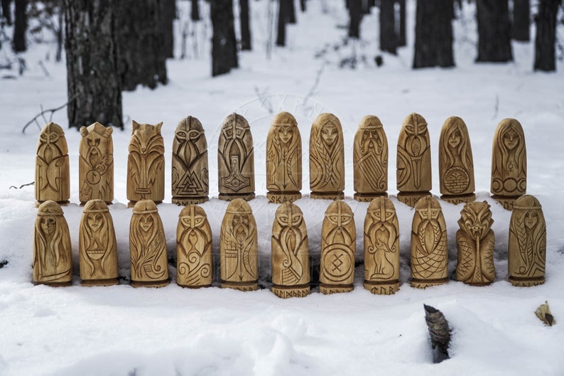 Norse gods statues