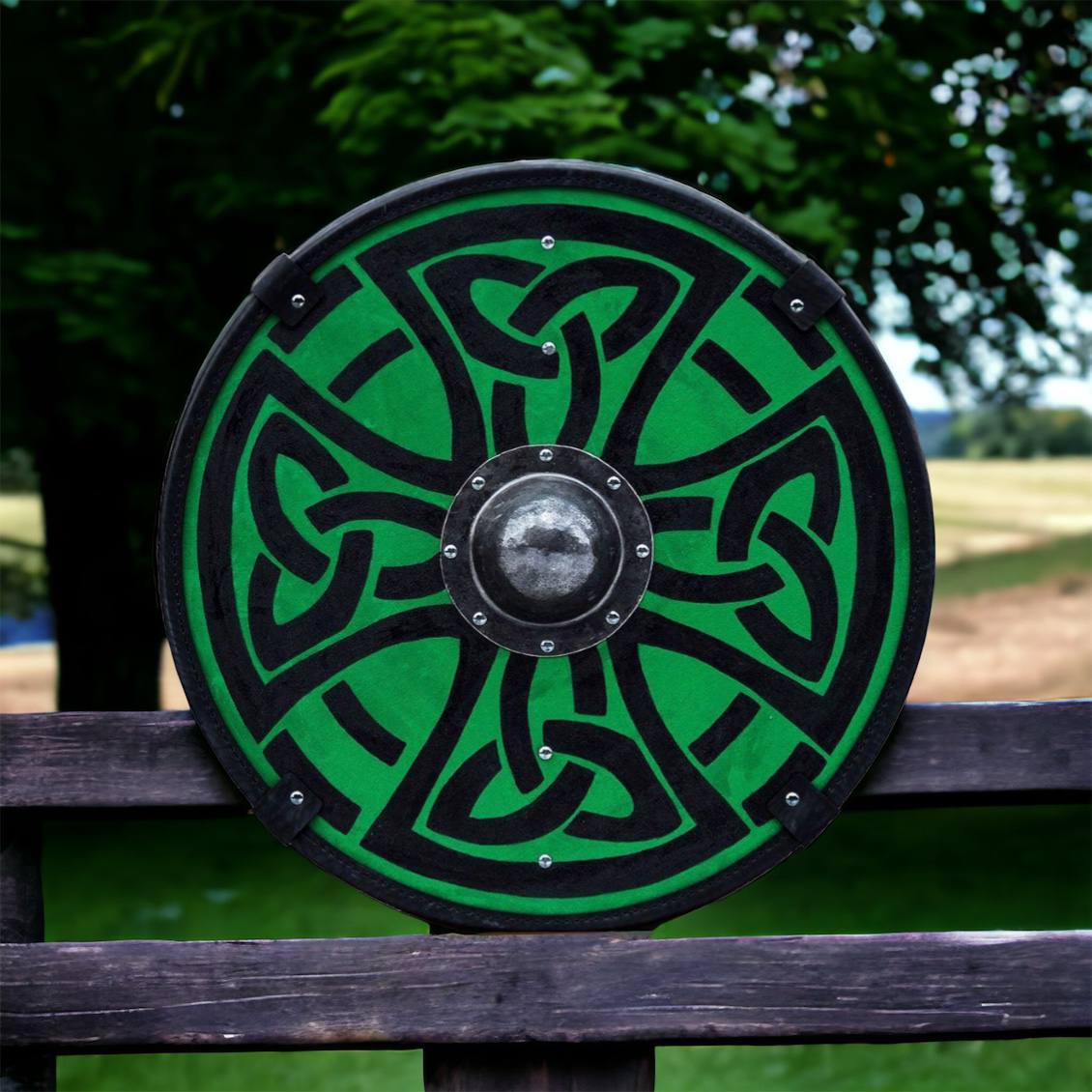 Celtic cross shield