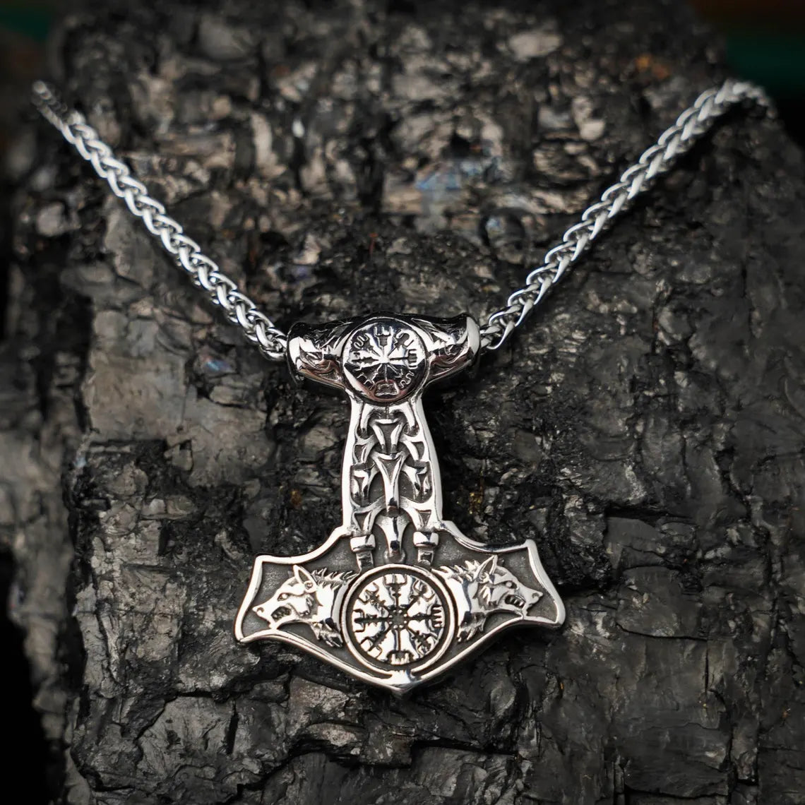 Wolf Hammer Necklace