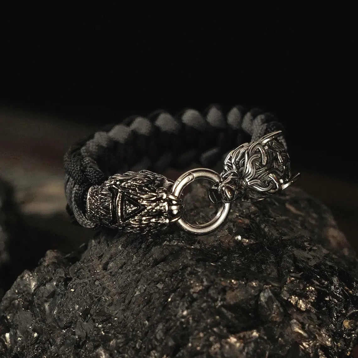 Wolf and snake bracelet