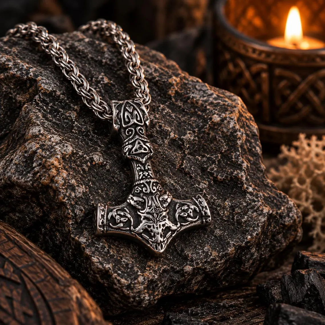 Mjolnir necklace