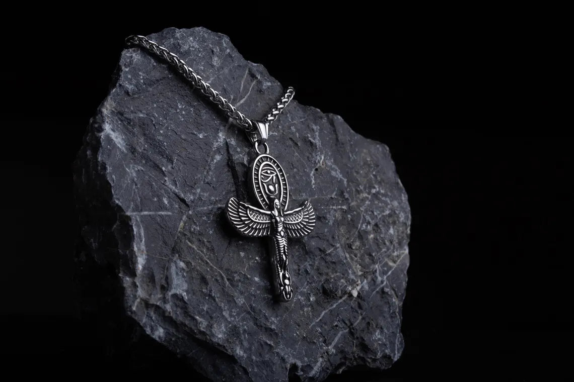 Ankh goddess pendant