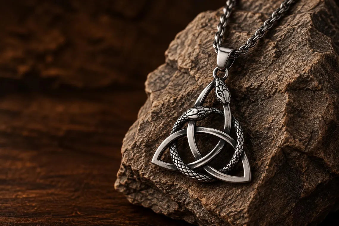 Celtic Snake Necklace