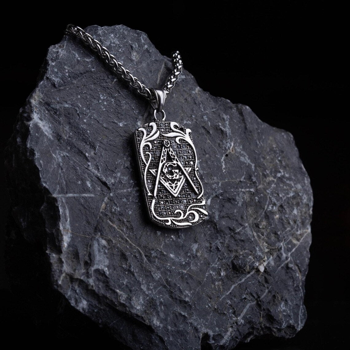 Masonic G necklace