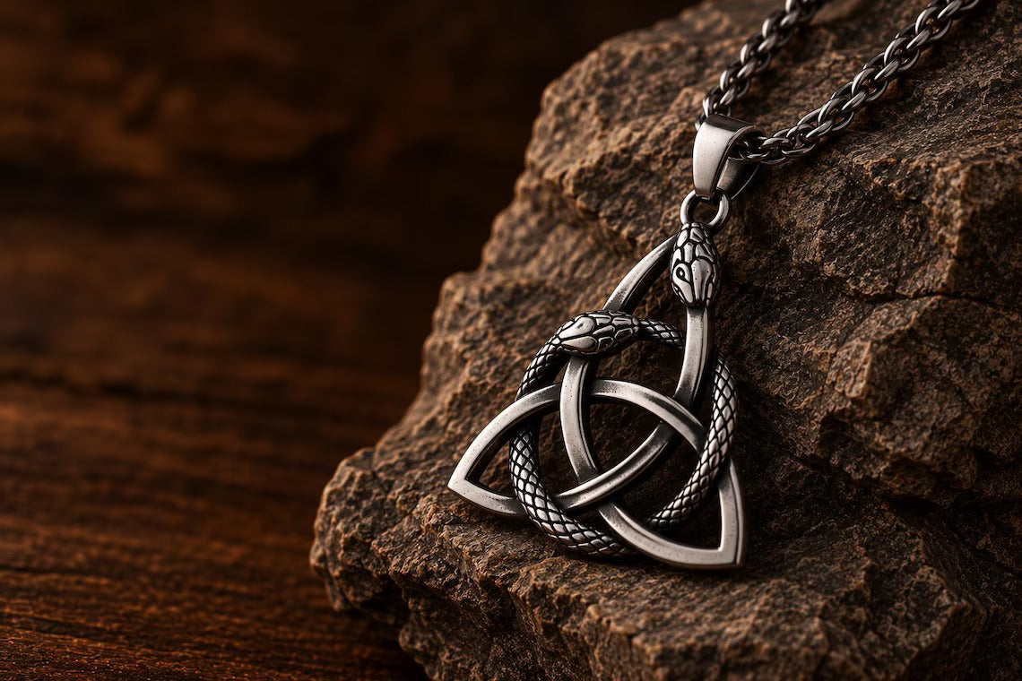 Celtic Snake Necklace