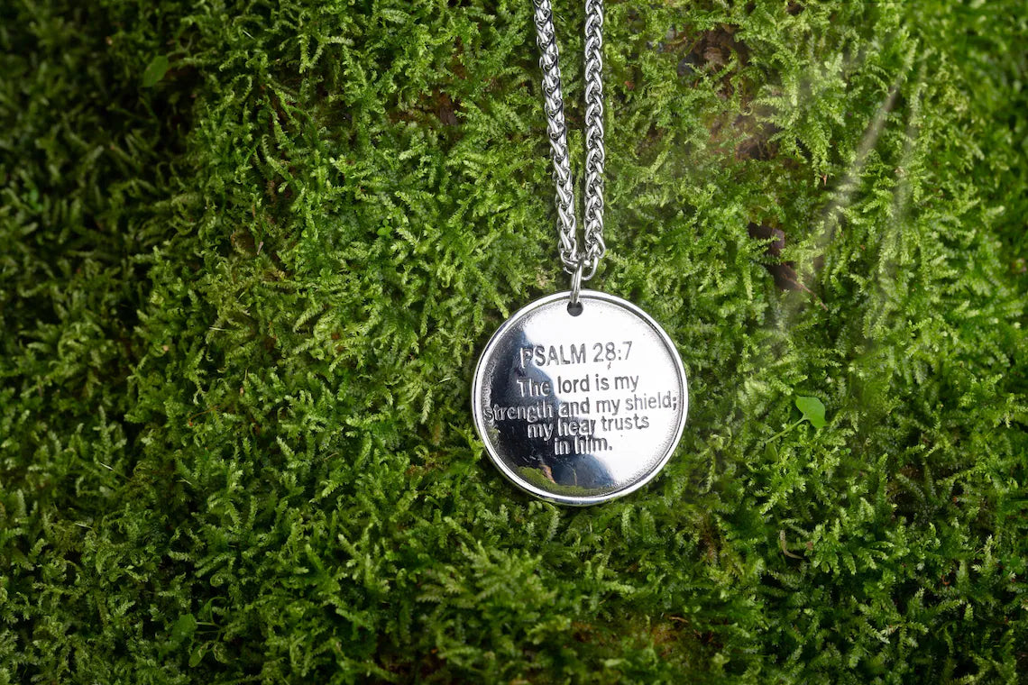 Psalm 27:7 Necklace