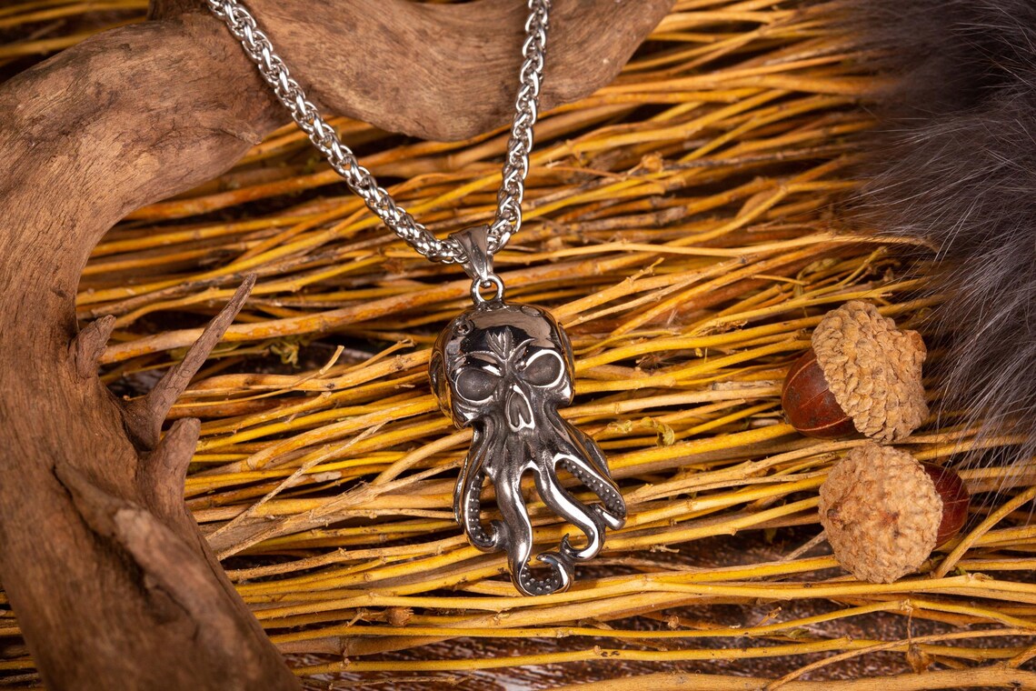 Octopus Skull Necklace
