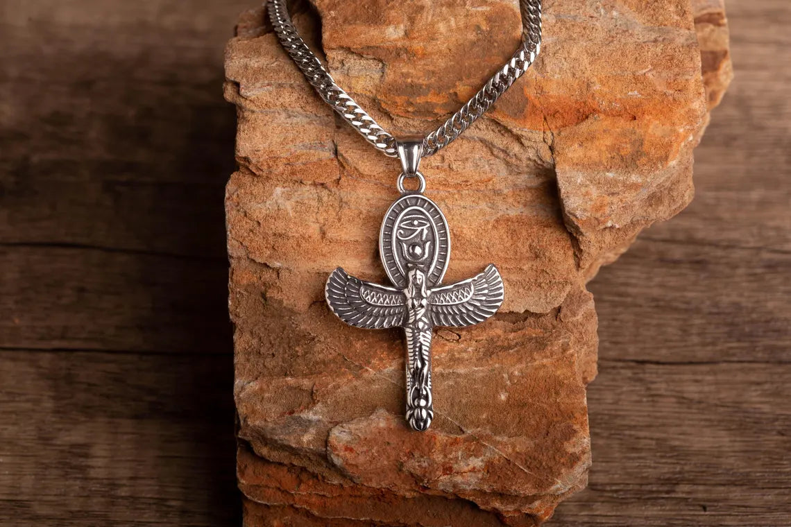 Ankh goddess pendant