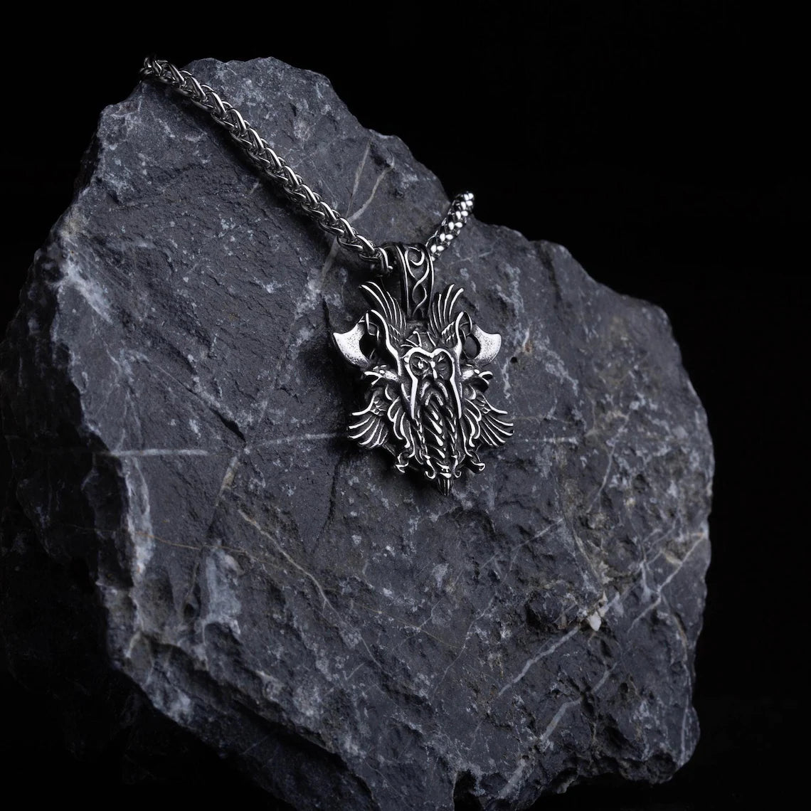 Odin Double Axe Necklace