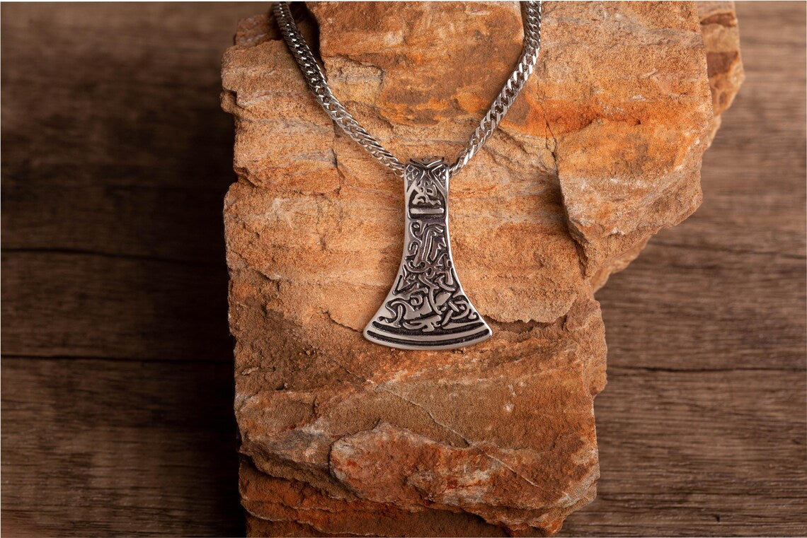Viking axe necklace