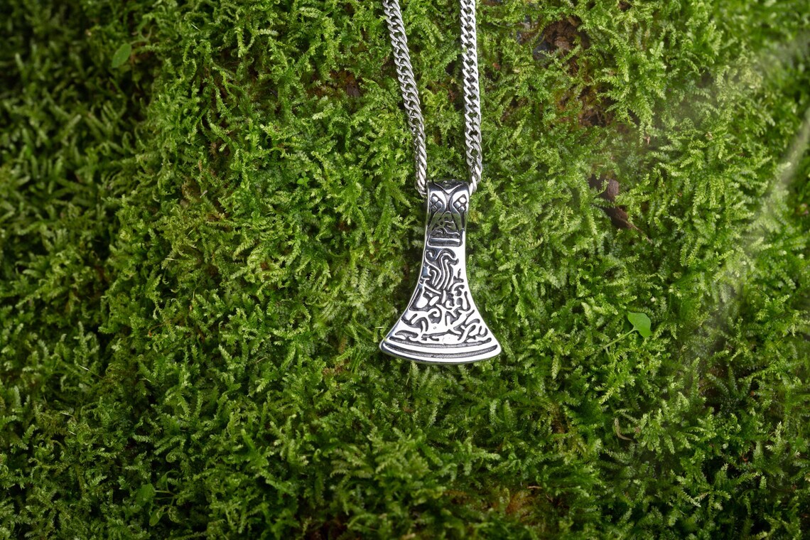 Viking axe necklace