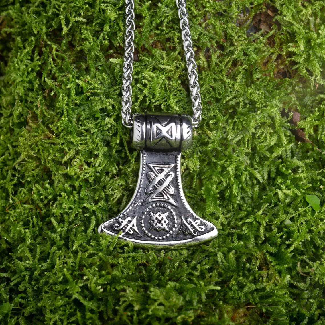Viking axe necklace