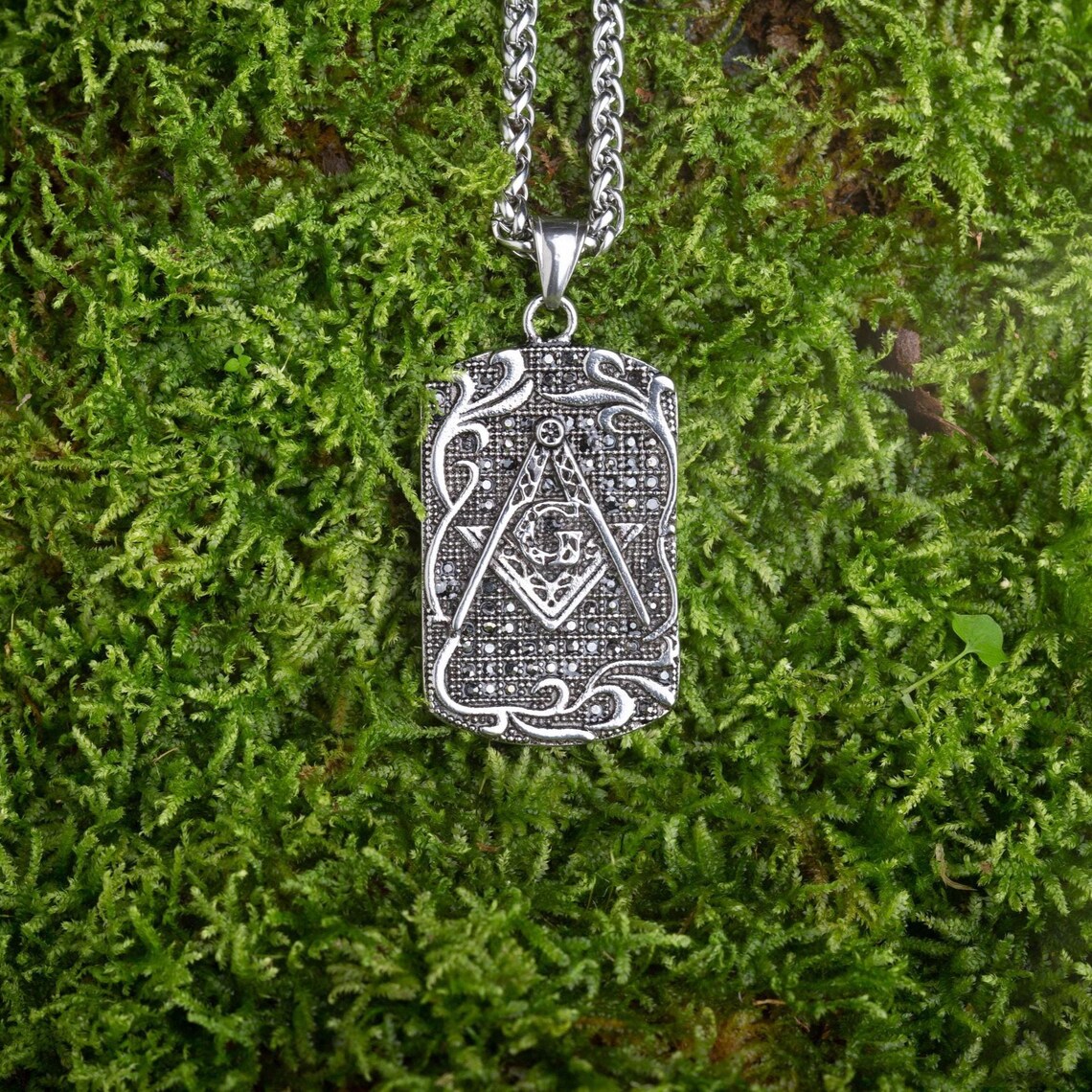 Masonic G necklace