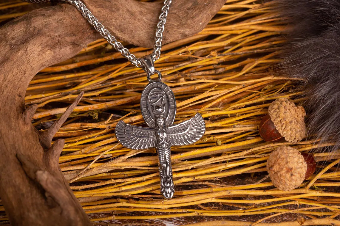 Ankh goddess pendant