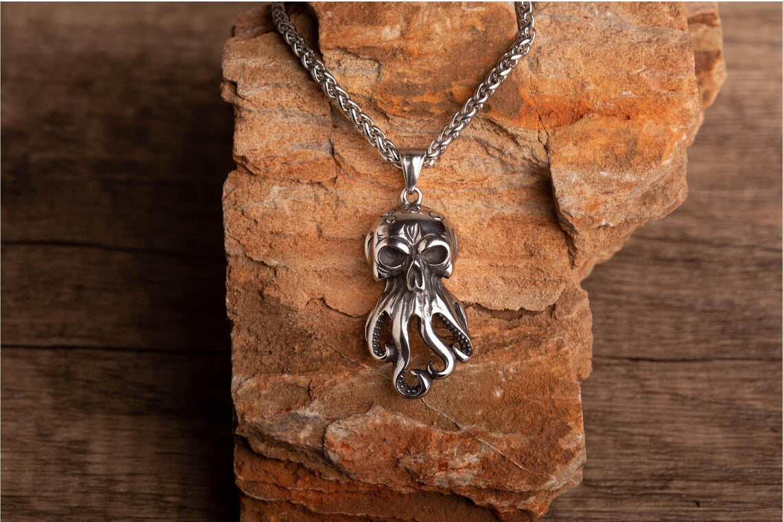 Octopus Skull Necklace