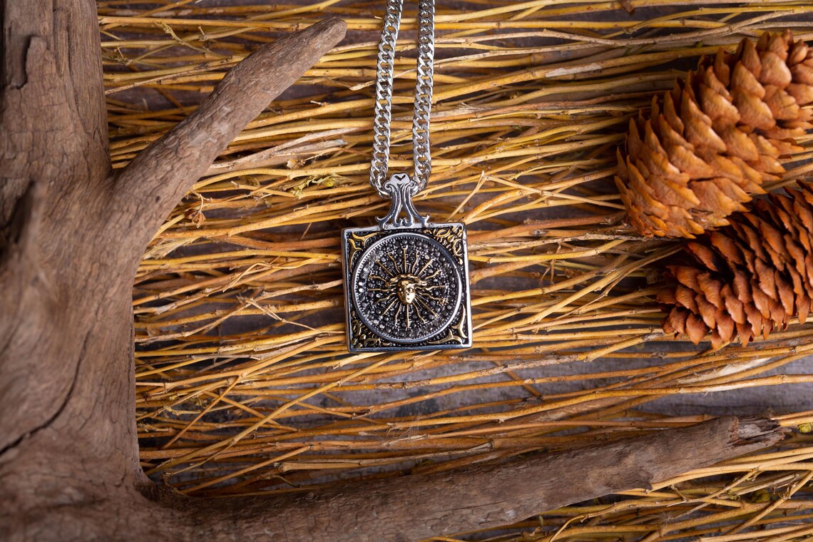 Sun god pendant