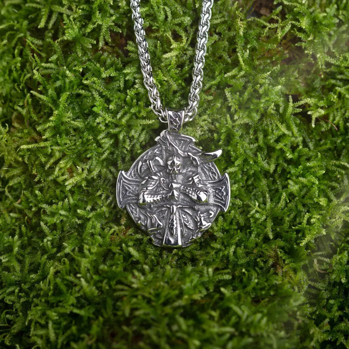 Odin Raven Pendant