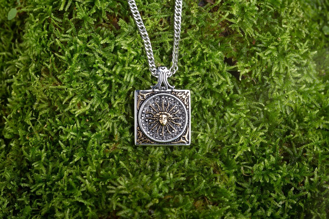 Sun god pendant
