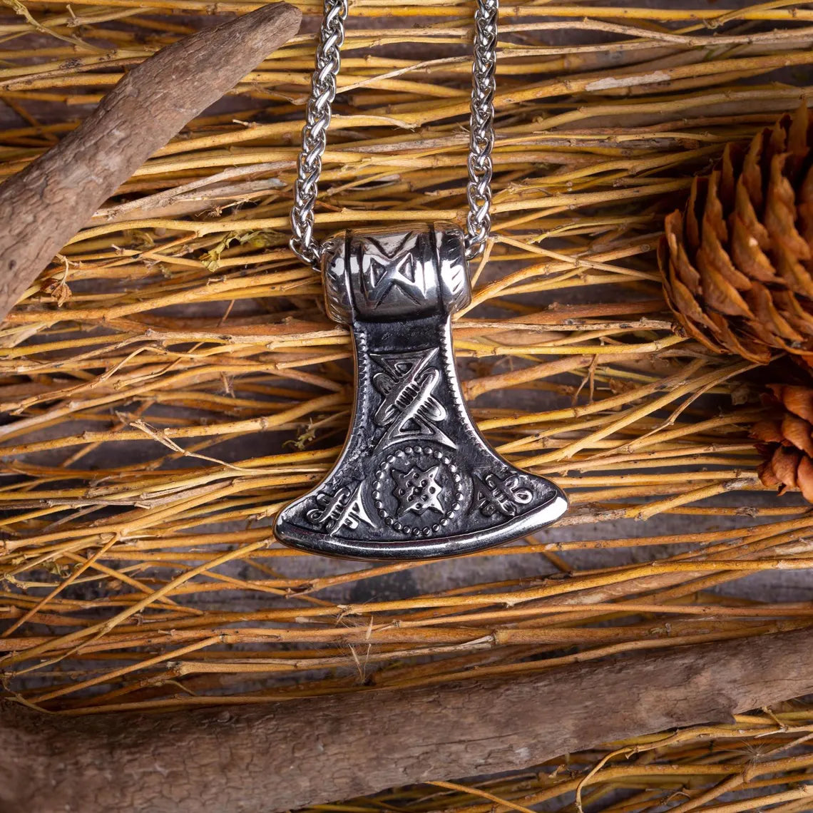 Viking axe necklace