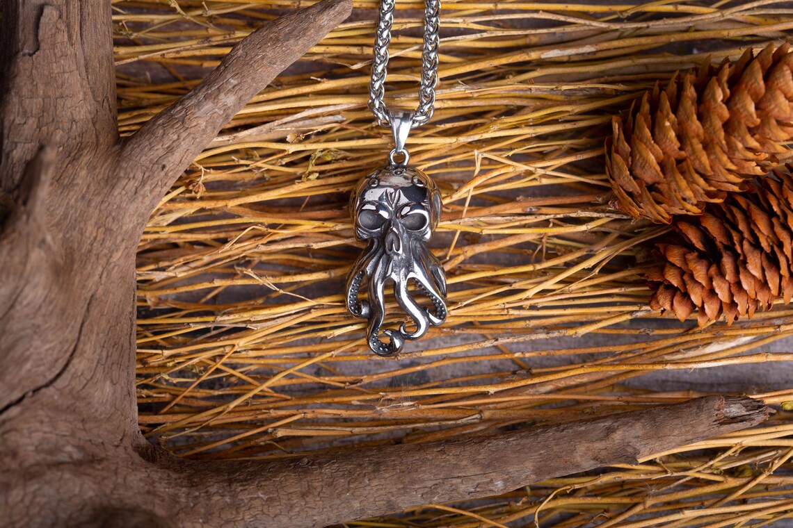 Octopus Skull Necklace
