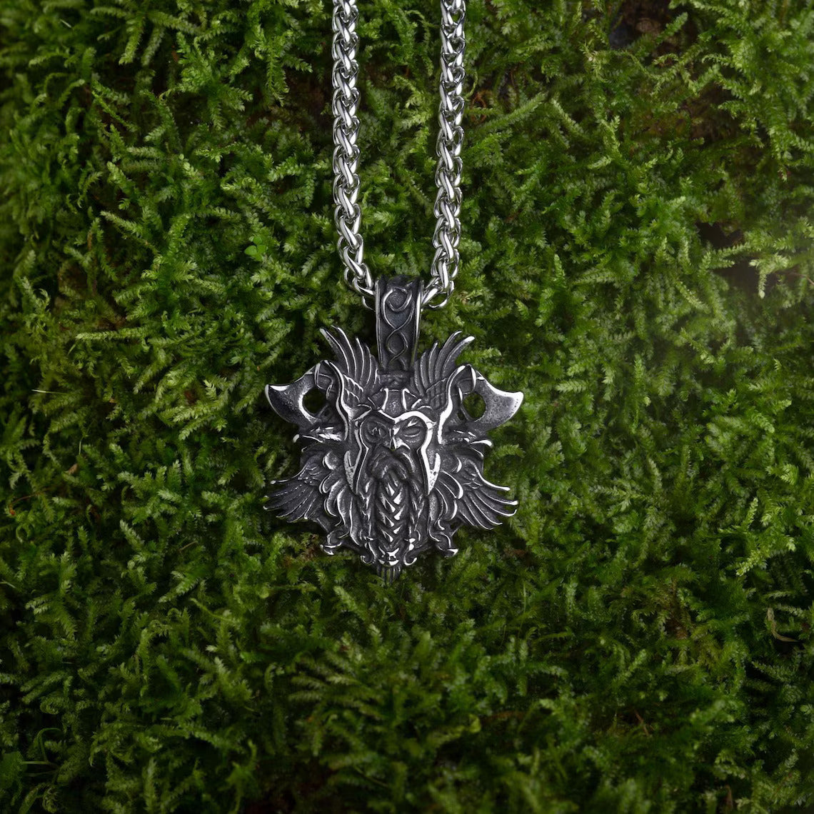 Odin Double Axe Necklace