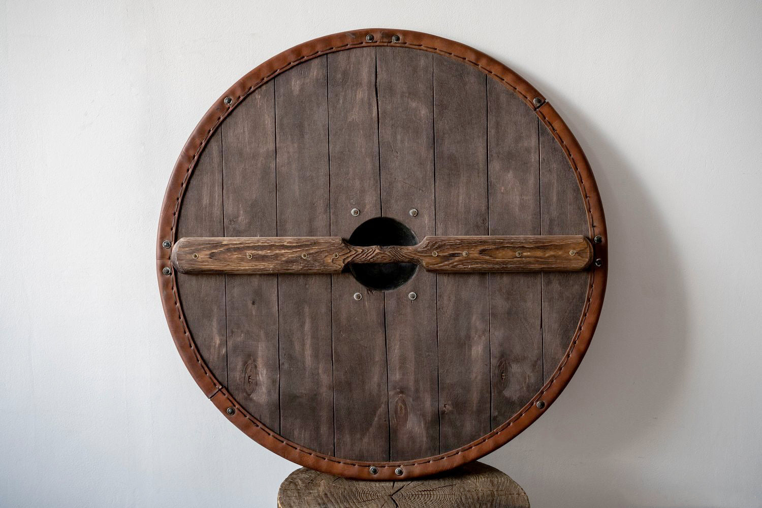Handmade round shield