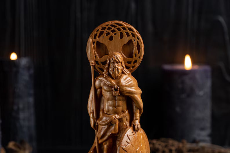Baldur god statue