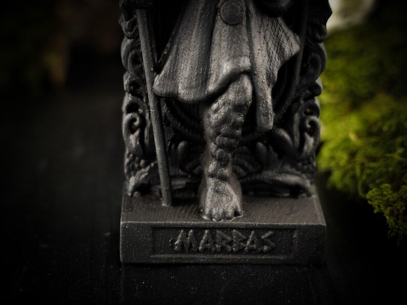 Black Marbas Statue