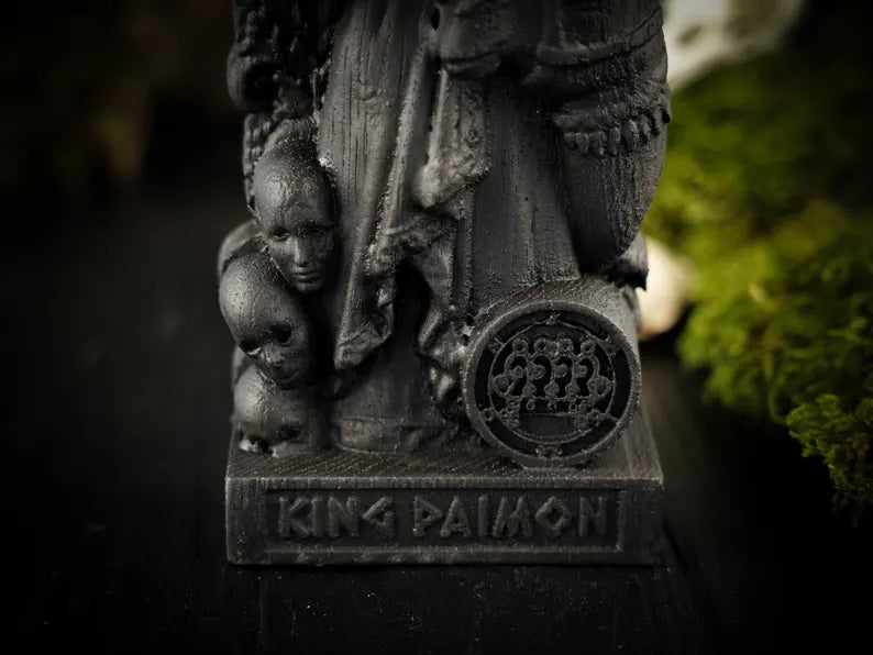 Black Paimon Statue