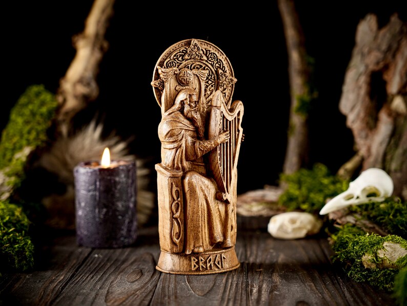 Bragi god statue