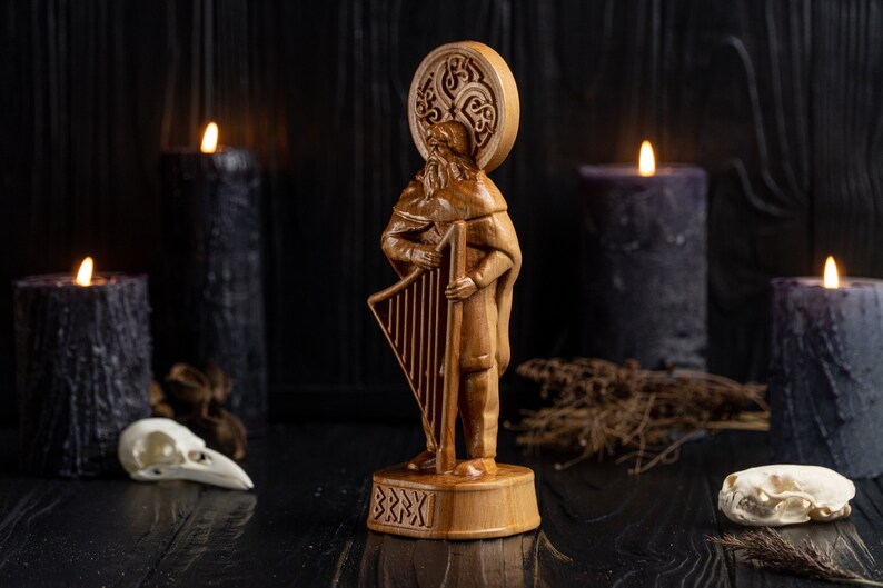 Bragi god statue