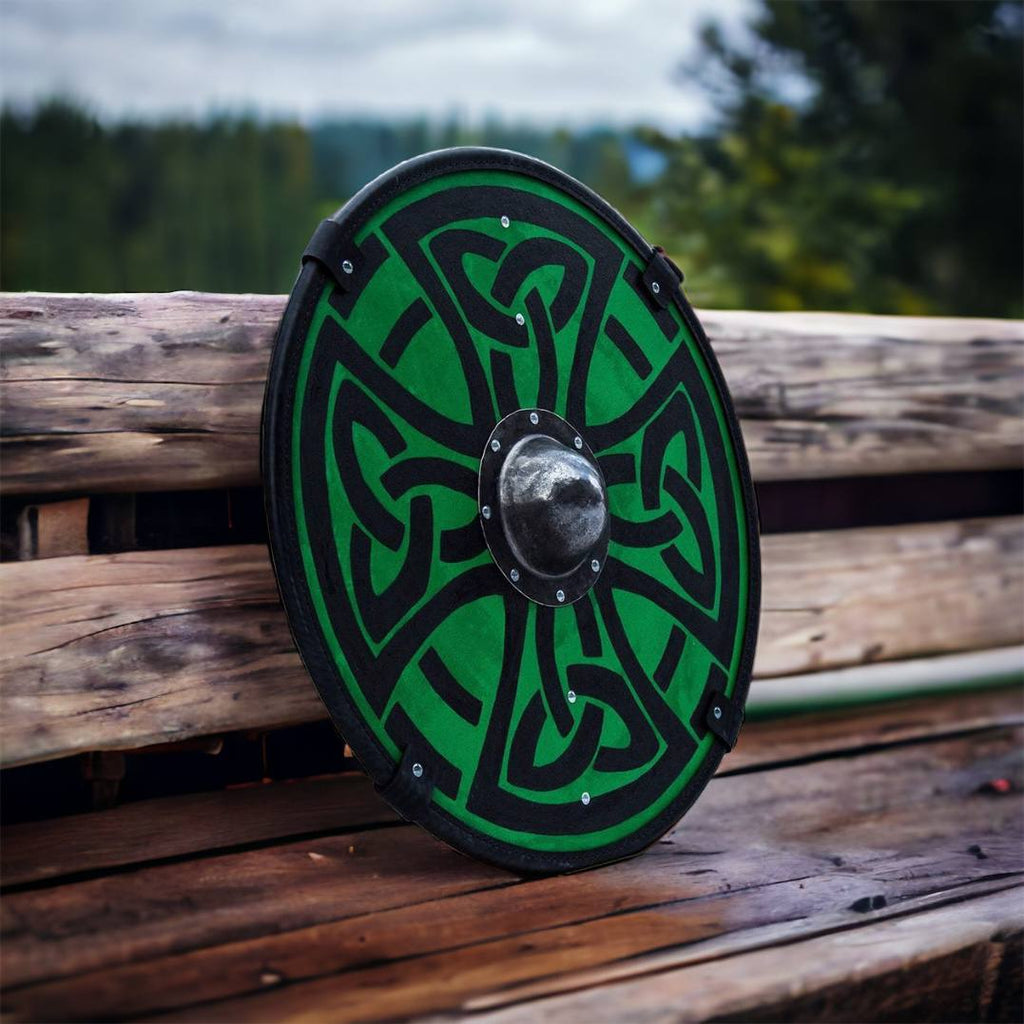 Celtic wooden Shield, Celtic battle shield – Valhallaworld