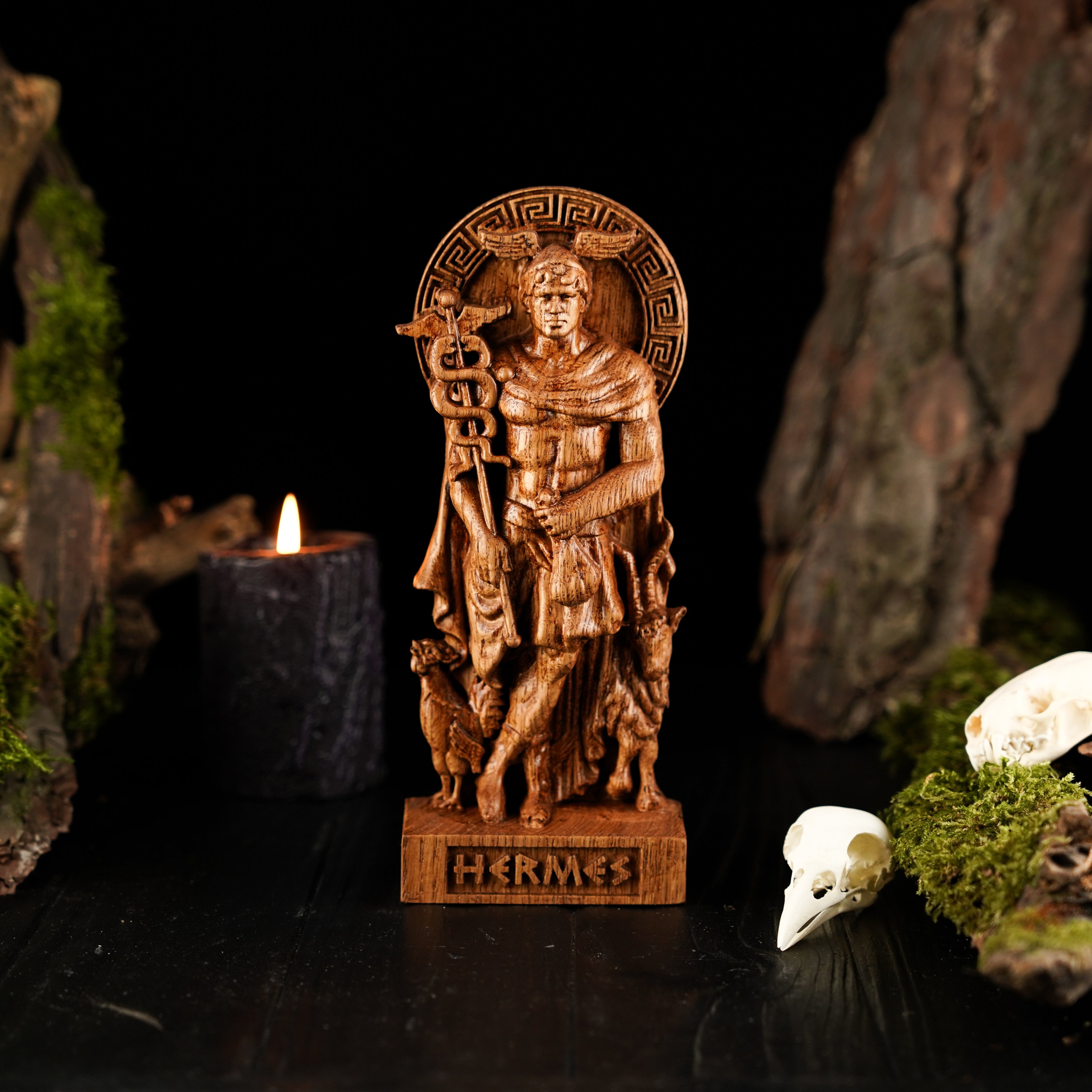 Hermes God Satue