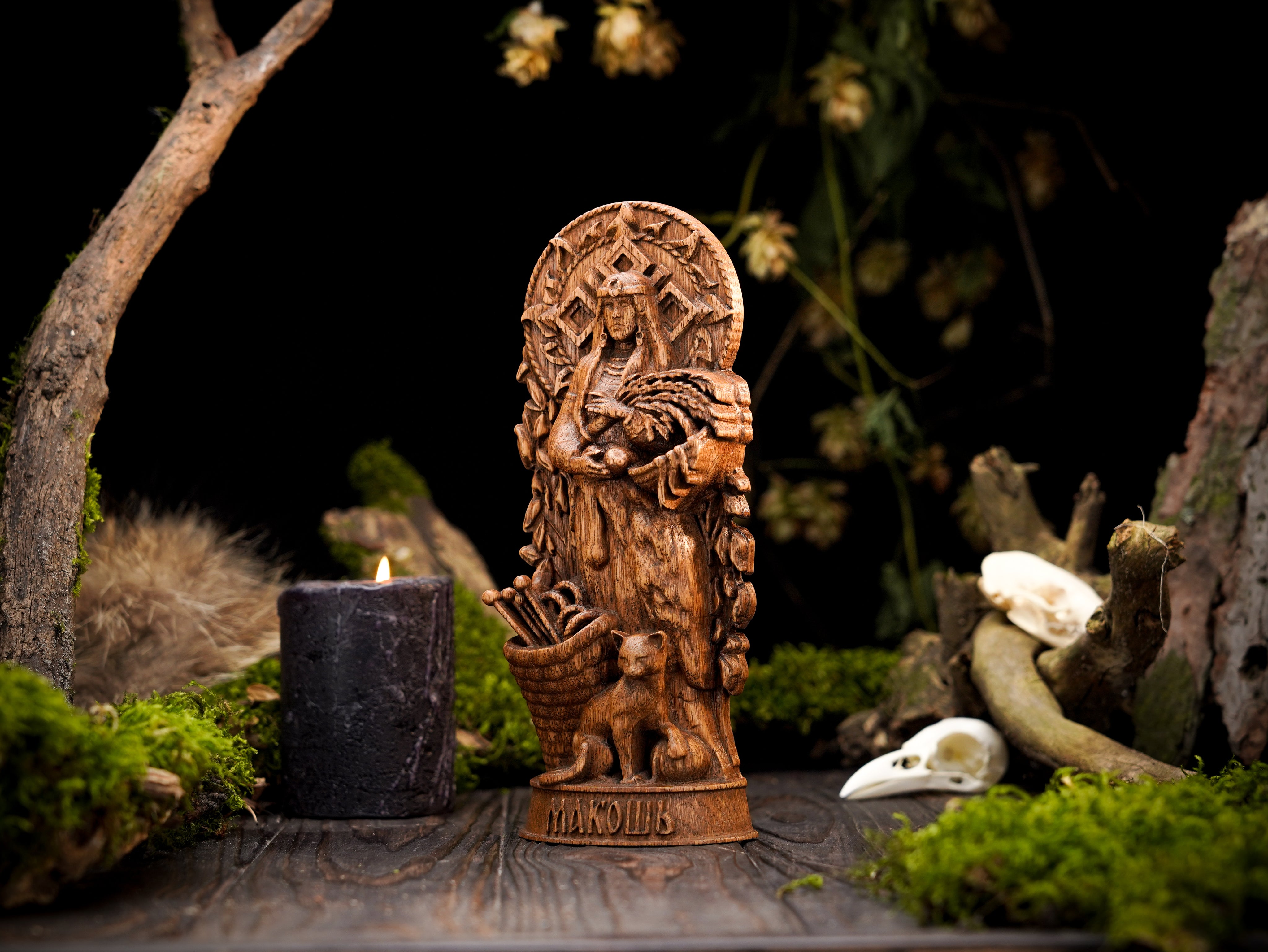 Mokosh statue, Slavic goddess Mokosh figurine – Valhallaworld