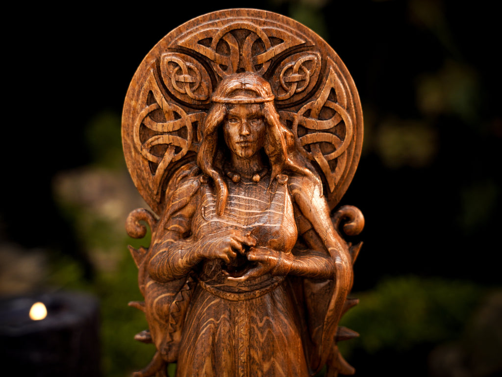 Pagan goddess statue