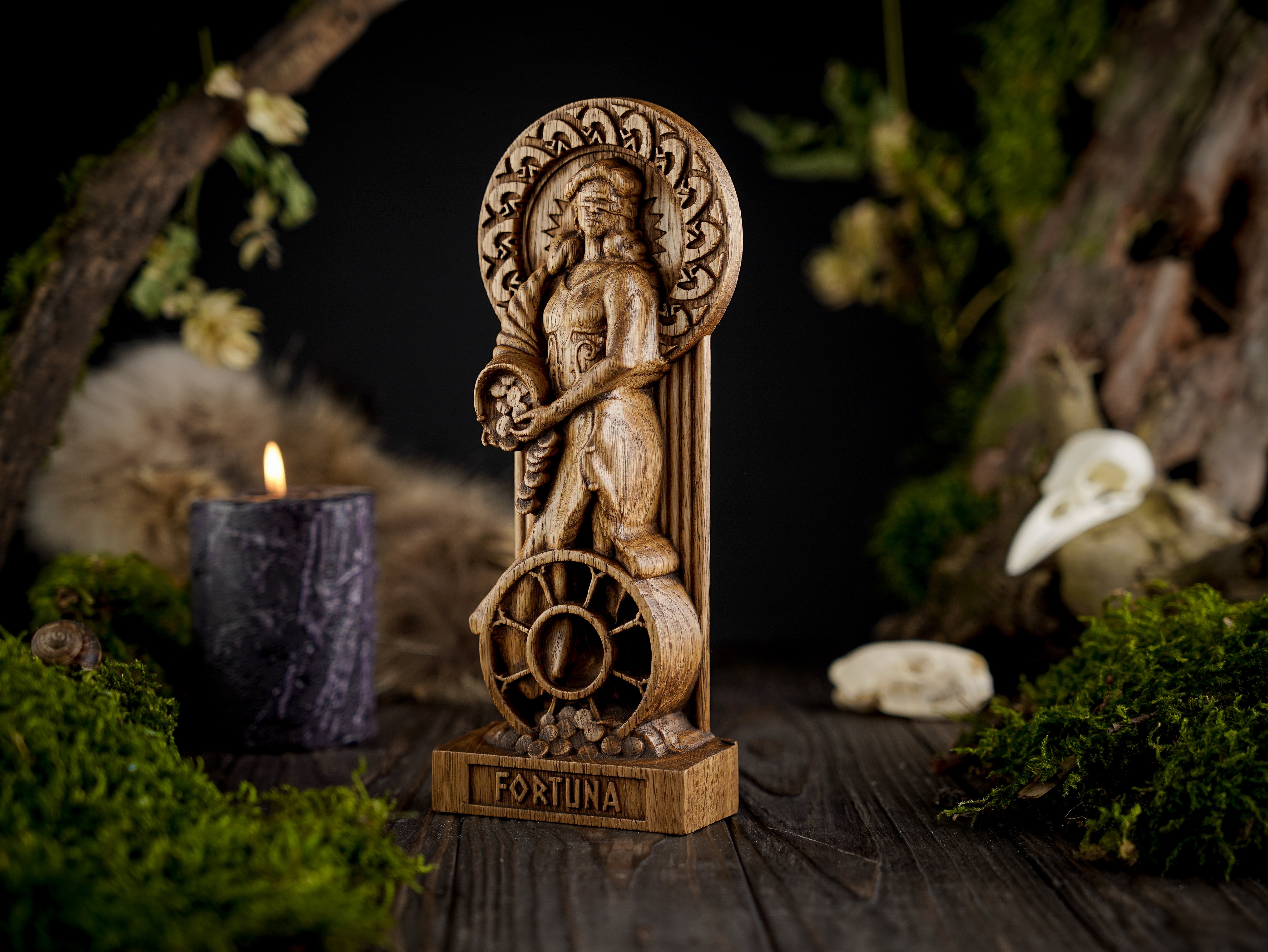 Greek goddess statue