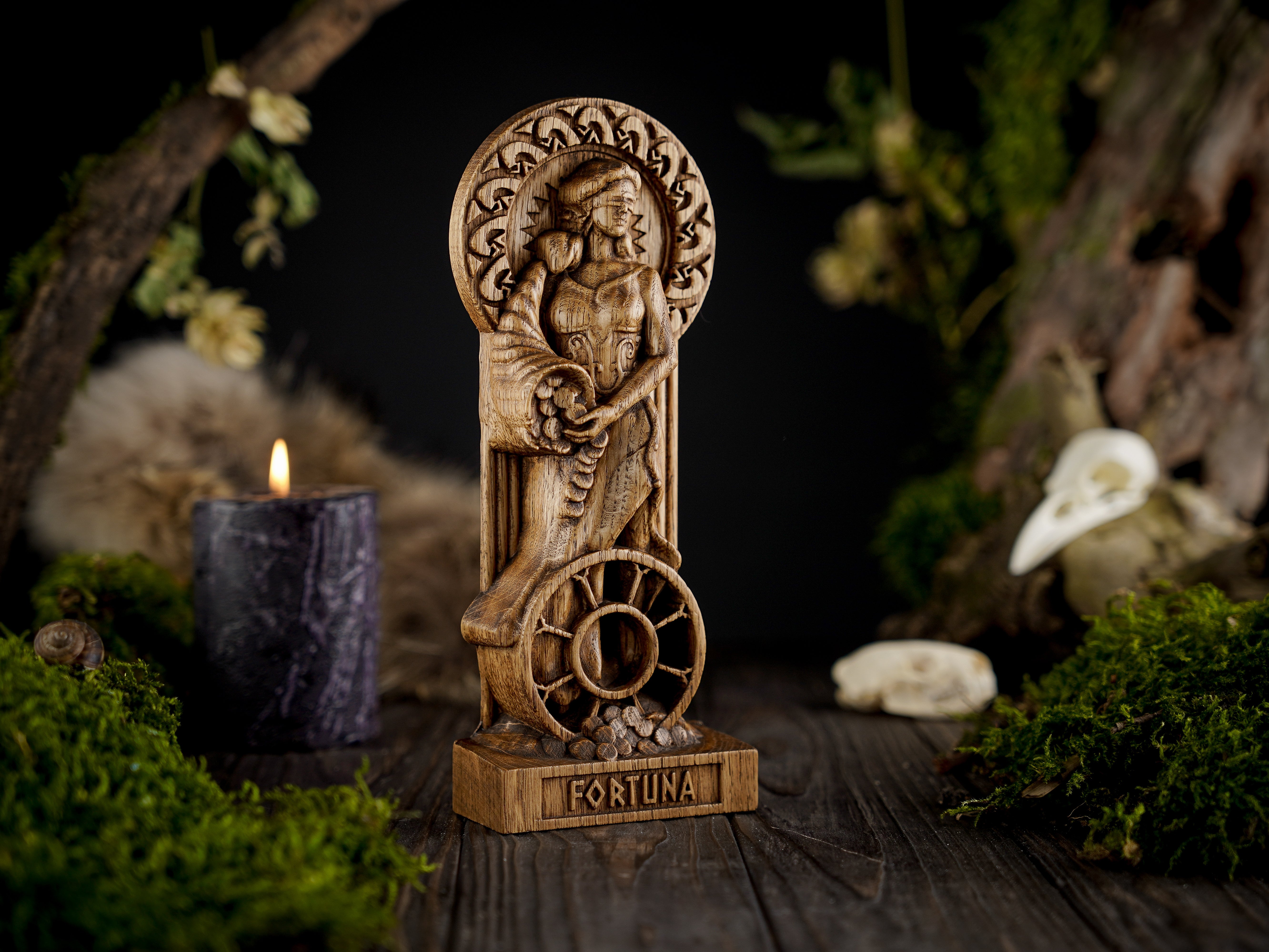 Pagan goddess statue