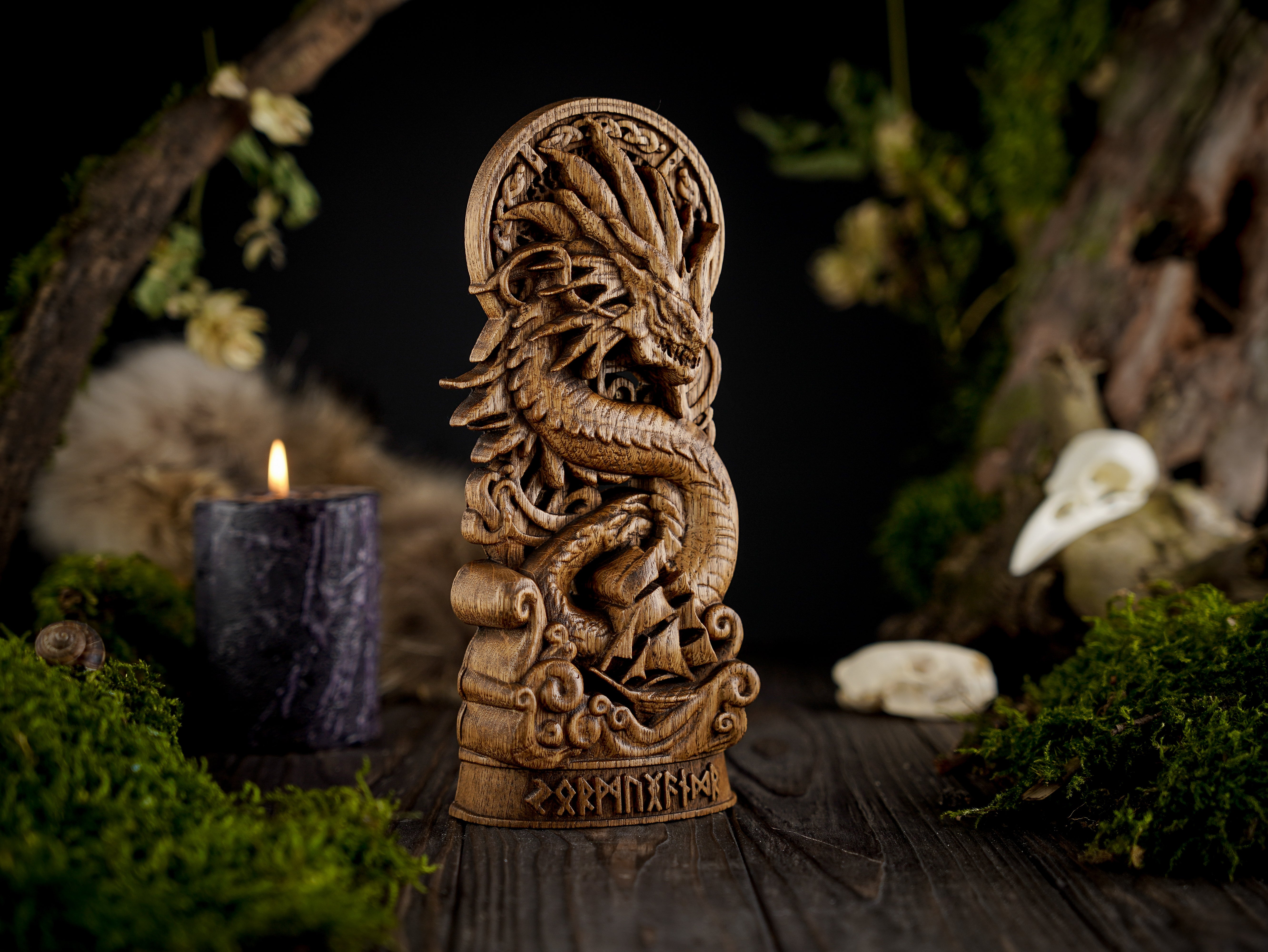 Pagan god statue