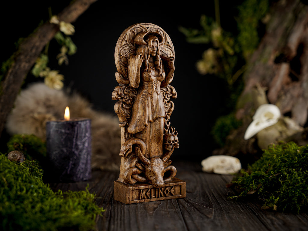 Melinoe goddess statue