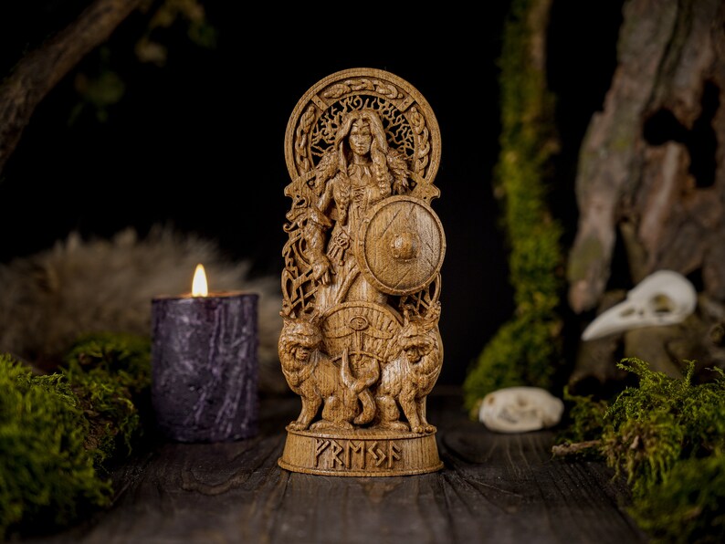 Freya goddess statue