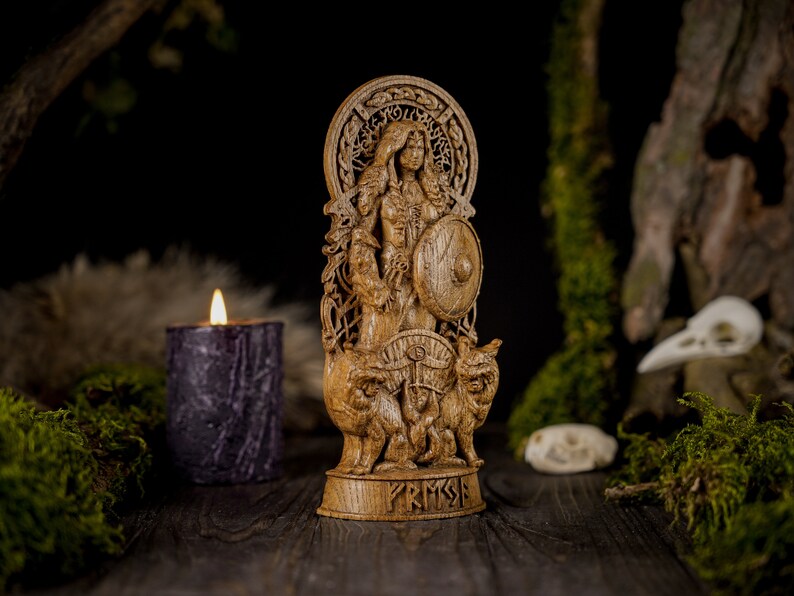 Freya goddess statue