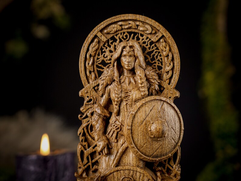 Freya goddess statue