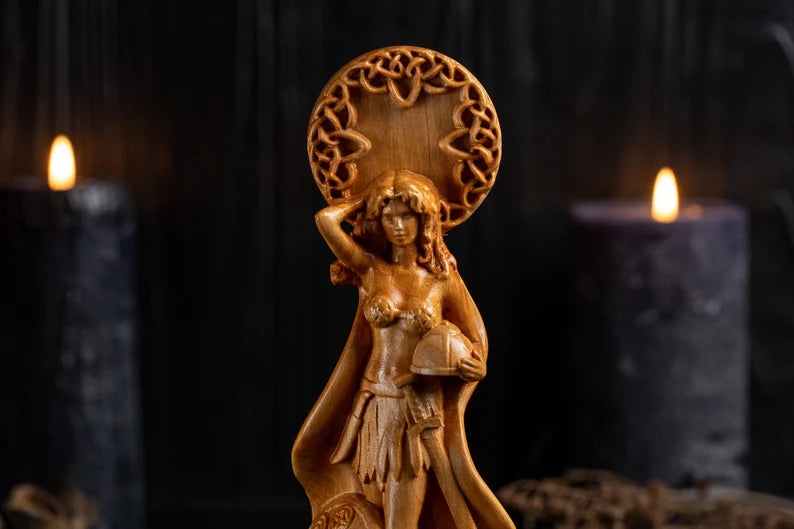 Freyja goddess satue
