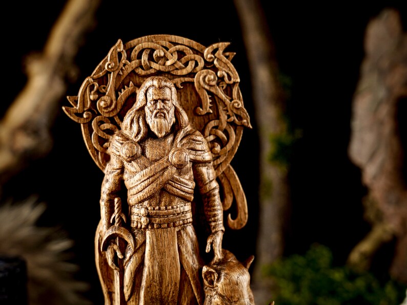 Freyr god statue