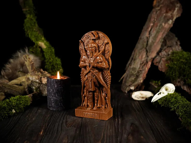 Heka god statue