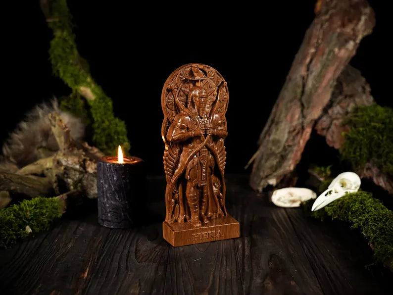 Heka god statue