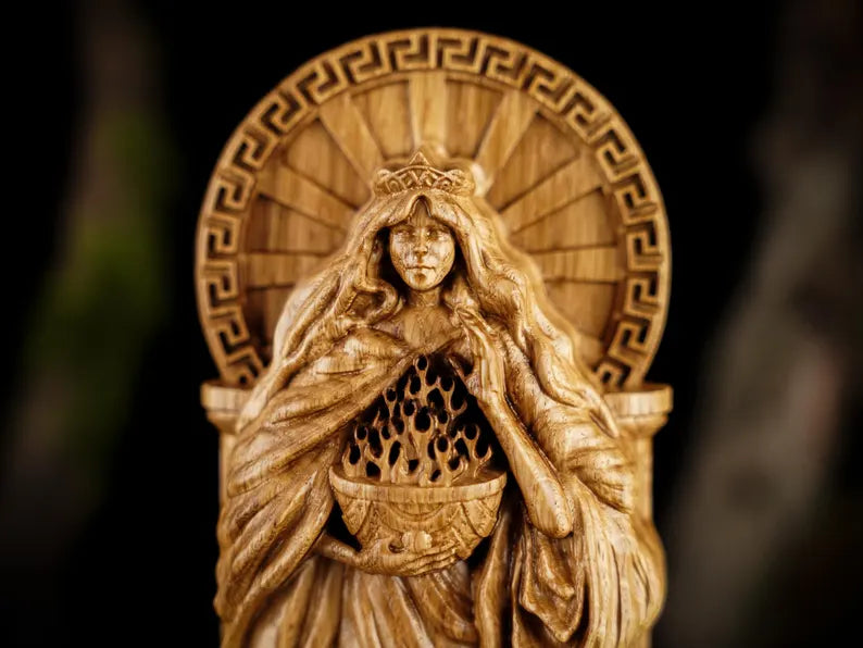 Hestia goddess statue