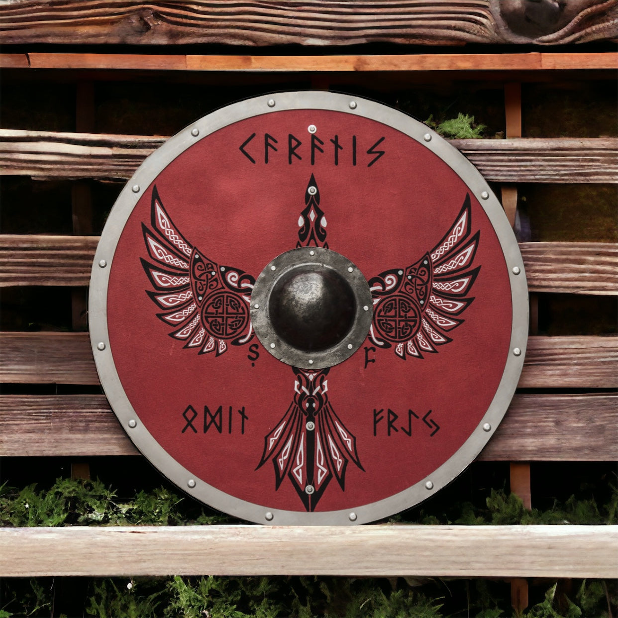 Norse raven shield