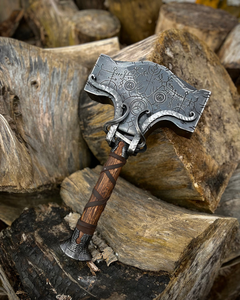 Forged Thor hammer for sale, battle ready mjolnir – Valhallaworld