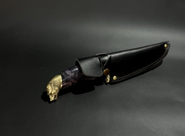 Handmade knife "BEAR" DARK